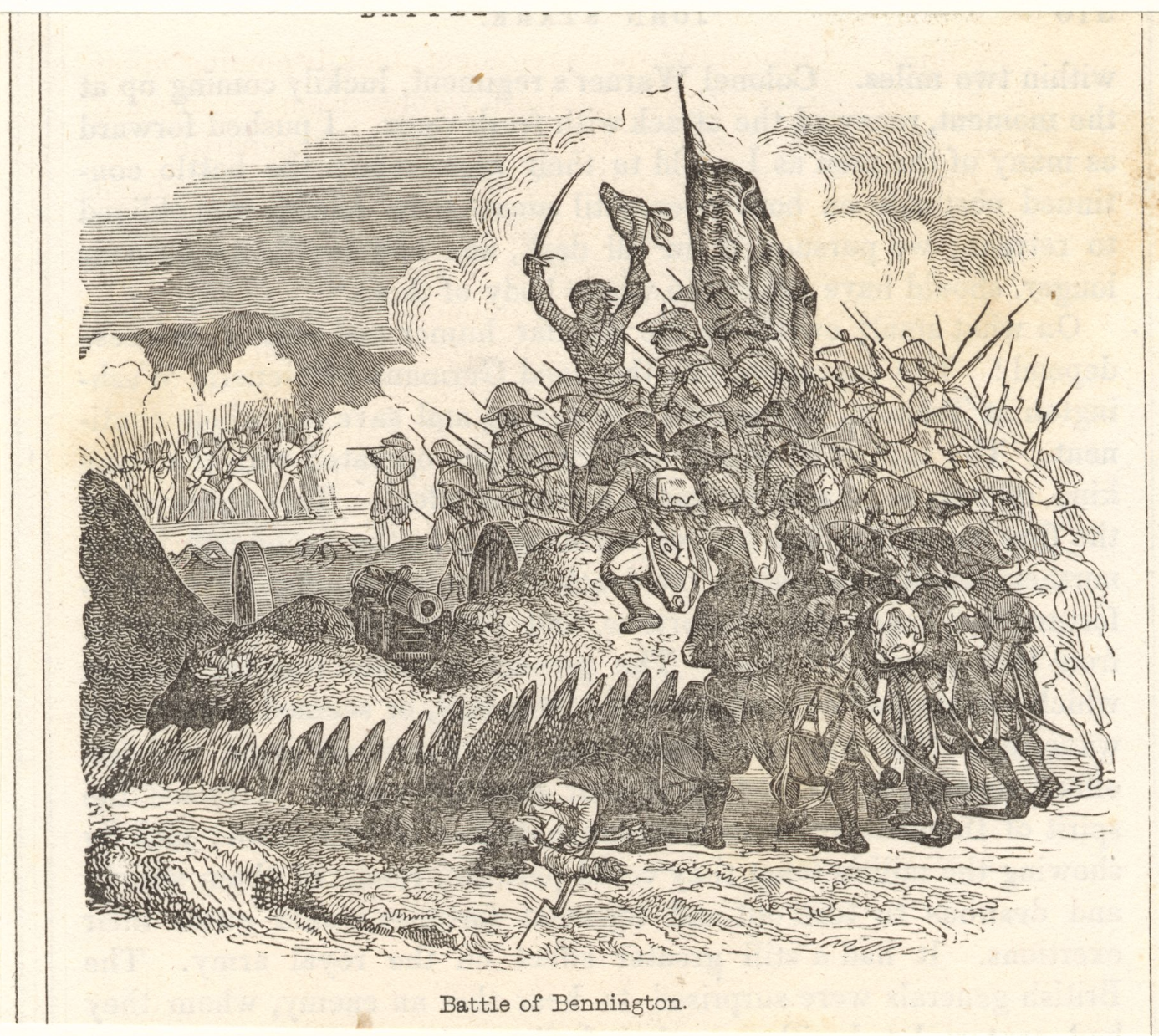 The Miriam and Ira D. Wallach Division of Art, Prints and Photographs: Picture Collection, The New York Public Library. “Battle of Bennington” New York Public Library Digital Collections